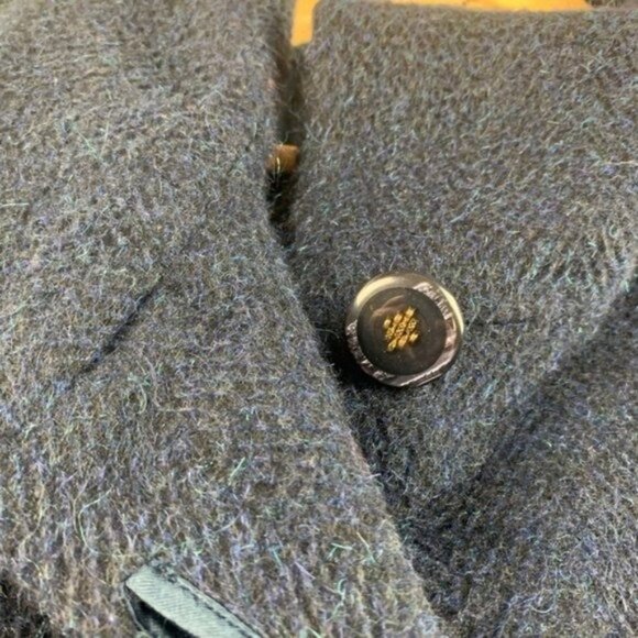 Bella Bicchí by Sal Alpaca & Mohair Blue Pea Coat - Picture 8 of 8
